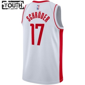 Maillot Enfant Houston Rockets Dennis Schroder 17 2022-23 Nike Association Edition Blanc Swingman
